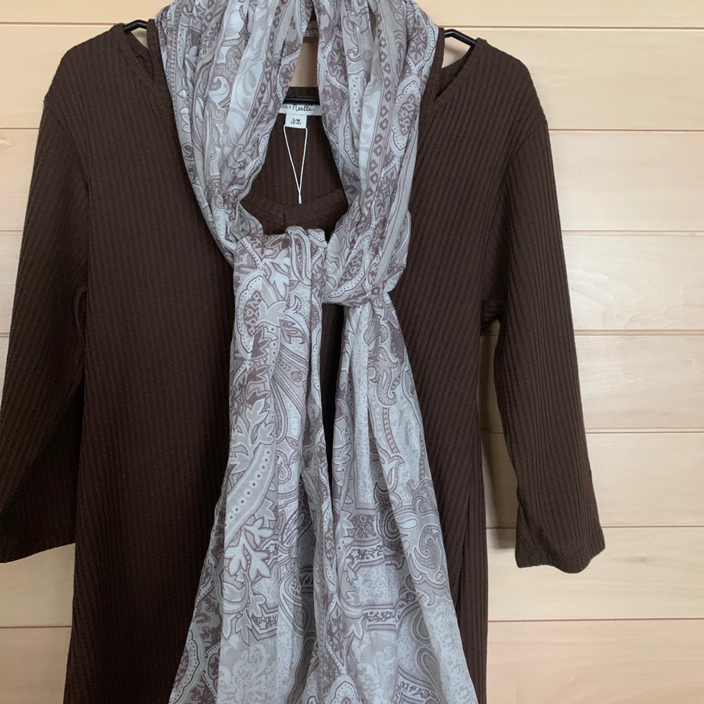 Brown Simply Noelle Scarf